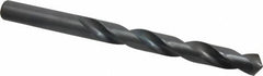 Interstate - 15.5mm 118° High Speed Steel Jobber Drill - Oxide Finish, Right Hand Cut, Spiral Flute, Straight Shank, 7-1/8" OAL, Standard Point - Benchmark Tooling
