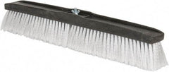 PRO-SOURCE - 24" General Purpose Polypropylene Push Broom - 3" Bristle Length, Plastic Block, Bolt-On Handle Connection, Handle Sold Separately - Benchmark Tooling