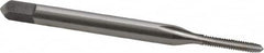 Kennametal - #1-64 UNC 2B 2 Flute Bright Finish High Speed Steel Straight Flute Standard Hand Tap - Plug, Right Hand Thread, 1.69" OAL, 3/8" Thread Length, H2 Limit, Oversize - Exact Industrial Supply