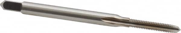Kennametal - #3-56 UNF 2B 3 Flute Bright Finish High Speed Steel Straight Flute Standard Hand Tap - Plug, Right Hand Thread, 1.81" OAL, 1/2" Thread Length, H2 Limit, Oversize - Exact Industrial Supply