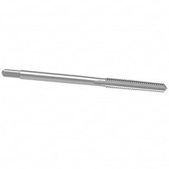 Kennametal - #6-32 UNC 2B 2 Flute Bright Finish High Speed Steel Straight Flute Standard Hand Tap - Plug, Right Hand Thread, 2" OAL, 0.688" Thread Length, H3 Limit, Oversize - Exact Industrial Supply