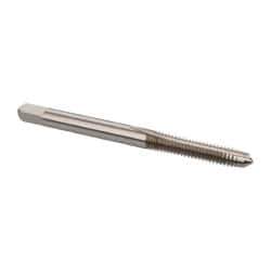 Kennametal - #8-32 UNC 2B 2 Flute Bright Finish High Speed Steel Straight Flute Standard Hand Tap - Plug, Right Hand Thread, 2.13" OAL, 3/4" Thread Length, H3 Limit, Oversize - Exact Industrial Supply