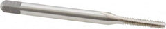 Kennametal - #2-56 UNC 2B 2 Flute Bright Finish High Speed Steel Straight Flute Standard Hand Tap - Bottoming, Right Hand Thread, 1-3/4" OAL, 0.438" Thread Length, H2 Limit, Oversize - Exact Industrial Supply