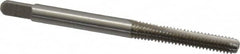 Kennametal - #8-32 UNC 2B 2 Flute Bright Finish High Speed Steel Straight Flute Standard Hand Tap - Bottoming, Right Hand Thread, 2.13" OAL, 3/4" Thread Length, H3 Limit, Oversize - Exact Industrial Supply