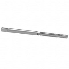 Kennametal - #8-36 UNF 2B/3B 4 Flute Bright Finish High Speed Steel Straight Flute Standard Hand Tap - Bottoming, Right Hand Thread, 2.13" OAL, 3/4" Thread Length, H2 Limit, Oversize - Exact Industrial Supply