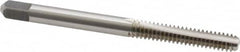 Kennametal - #10-24 UNC 2B/3B 2 Flute Bright Finish High Speed Steel Straight Flute Standard Hand Tap - Bottoming, Right Hand Thread, 2.38" OAL, 7/8" Thread Length, H3 Limit, Oversize - Exact Industrial Supply