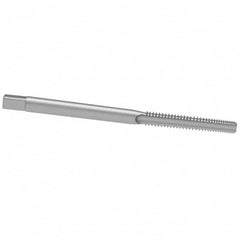 Kennametal - #10-32 UNF 2B 3 Flute Bright Finish High Speed Steel Straight Flute Standard Hand Tap - Bottoming, Right Hand Thread, 2.38" OAL, 7/8" Thread Length, H3 Limit, Oversize - Exact Industrial Supply