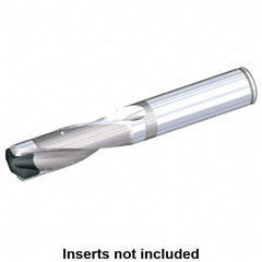 Kennametal - 15.47 to 15.87mm Diam, 3xD, 46.43mm Max Depth, 3/4" Shank Diam, 2.47" Flute, 4.63" OAL, Replaceable Tip Drill - KSEM0609 Insert, A Seat Size, Series KSEM - Benchmark Tooling