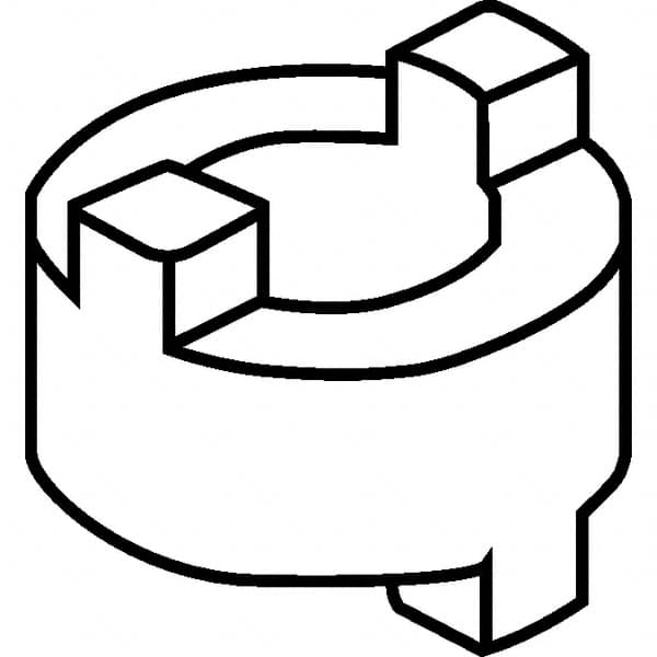 Kennametal - 32mm Compatible Pilot Diameter, Shell Mill Holder Combi Driver - Exact Industrial Supply