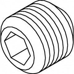 Kennametal - Hex Socket for Indexables - DA08 Series - Benchmark Tooling