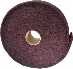 3M - 30' Long x 4" Wide Nonwoven Roll - Medium Grade, Purple, Aluminum Oxide - Benchmark Tooling