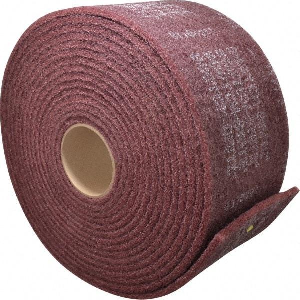 3M - 30' Long x 6" Wide Nonwoven Roll - Fine Grade, Purple, Aluminum Oxide - Benchmark Tooling