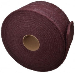 3M - 30' Long x 6" Wide Nonwoven Roll - Very Fine Grade, Purple, Aluminum Oxide - Benchmark Tooling