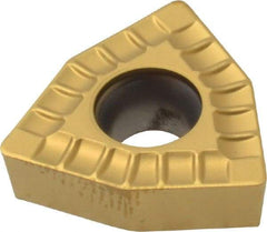 Kennametal - DFT090508 MD Grade KC7140 Carbide Indexable Drill Insert - TiN/TiCN Finish, Trigon, 15mm Inscribed Circle - Benchmark Tooling