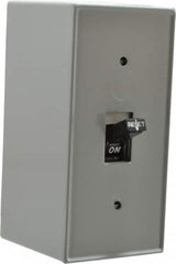 Eaton Cutler-Hammer - 1 Pole, 0.4 to 16 Amp, NEMA, Enclosed Toggle Manual Motor Starter - 60.5mm Wide x 71.9mm Deep x 105.7mm High, 1 hp at 120/240 V, 1 hp at 277 V, 1/4 hp at 120/240 V & 1/4 hp at 32 V, CSA Certified, NEMA 1, UL Listed - Benchmark Tooling