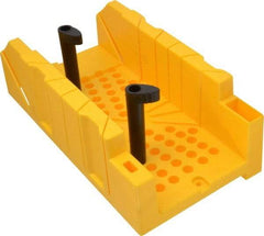 Stanley - 22.5°, 45°, 60°, 90° Back/Panel Saw Miter Box Only - 4-1/4" Box Width x 12" Box Length - Benchmark Tooling