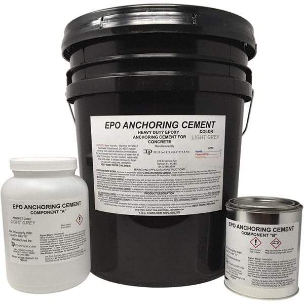 Made in USA - 640 oz Pail Two Part Epoxy - 1440 min Working Time, 15,000 psi Shear Strength - Benchmark Tooling