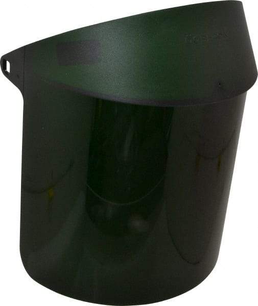Oberon - Green Propionate Welding Window - 8" High x 14" Wide x 0.015" Thick, Shade 5, Compatible with Face Fit Gas Welding Shields - Benchmark Tooling