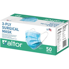 N/A Face Mask & Disposable Pleated Mask  Contains Nose Clip,  Blue,  Size Universal & Adult