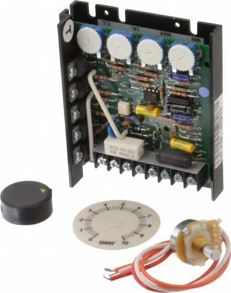 Dart Controls - 1/8 Max hp, 25 Max RPM, Electric AC DC Motor - 120, 240 V Input - Benchmark Tooling