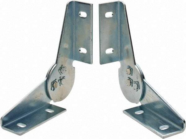 KabelSchlepp - 1.97 Inch Outside Height, Cable and Hose Carrier Steel Open Mounting Bracket Set - 1.22 Inch Inside Height - Benchmark Tooling