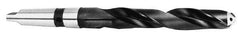 Value Collection - 15/32", 2MT 118° Point Cobalt Taper Shank Drill Bit - Bright Finish, 4-7/8" Flute Length, 8-3/4" OAL, Spiral Flute, Through Coolant - Benchmark Tooling