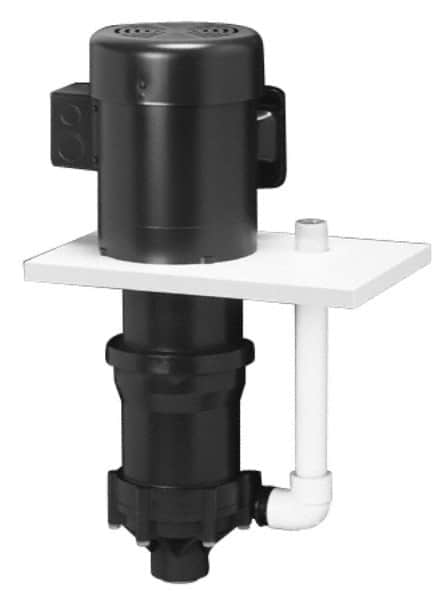 Finish Thompson - 1/3 HP, 39 Shut Off Feet, PVDF, Carbon and Viton Magnetic Drive Pump - 1 Phase - Benchmark Tooling