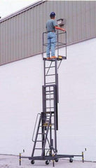 Ballymore - 300 Lb Capacity One Person Lift - 180" Lift Height, Battery Operated - Benchmark Tooling