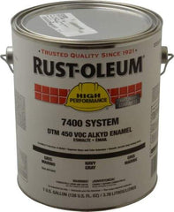 Rust-Oleum - 1 Gal Navy Gray Gloss Finish Alkyd Enamel Paint - Interior/Exterior, <450 gL VOC Compliance - Benchmark Tooling