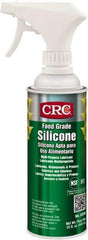 CRC - 16 oz Trigger Spray Can Nondrying Film/Silicone Penetrant/Lubricant - Clear & White, -40°F to 400°F, Food Grade - Benchmark Tooling