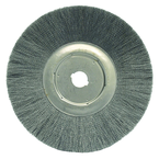 14" Diameter - Crimped Filament Wheel Brush - 0.055/80 Grit - Benchmark Tooling