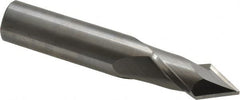 Melin Tool - 5/8" Diam, 1-1/4" LOC, 2 Flute, 60° Point Angle, Solid Carbide Drill Mill - Uncoated, 3-1/2" OAL, 5/8" Shank Diam - Benchmark Tooling