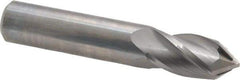 Melin Tool - 5/8" Diam, 1-1/4" LOC, 4 Flute, 90° Point Angle, Solid Carbide Drill Mill - Uncoated, 3-1/2" OAL, 5/8" Shank Diam - Benchmark Tooling