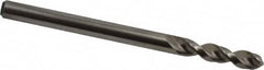 Accupro - 0.1535" 130° Parabolic Flute Cobalt Screw Machine Drill Bit - Bright Finish, Right Hand Cut, 0.866" Flute Length, 2.165" OAL, Split Point, Straight Shank - Benchmark Tooling