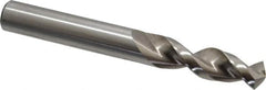 Accupro - 31/64" 130° Parabolic Flute Cobalt Screw Machine Drill Bit - Bright Finish, Right Hand Cut, 2.008" Flute Length, 4.016" OAL, Split Point, Straight Shank - Benchmark Tooling
