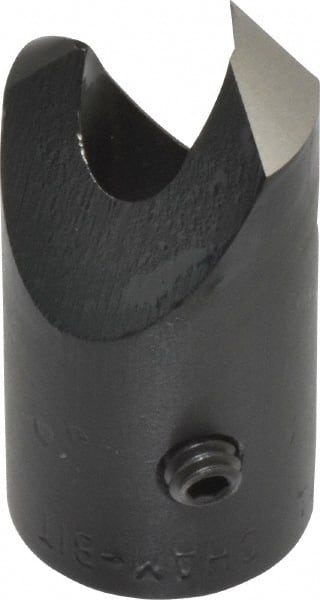 Vernon - 1/2" Cutter Diam, 1/4" Drill Compatibility, 1/4" Collar Thickness, Adjustable Depth Drill Countersink - Benchmark Tooling