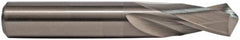 M.A. Ford - #50 118° Spiral Flute Solid Carbide Screw Machine Drill Bit - TiCN Finish, Right Hand Cut, 3/8" Flute Length, 1-1/2" OAL, Straight Shank - Benchmark Tooling
