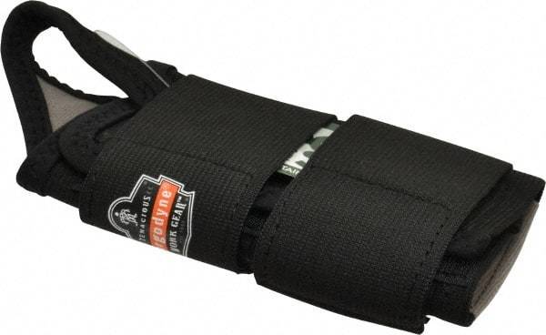 Ergodyne - Size S, Neoprene, Left Hand Wrist Support - 2 Straps, Thumb Loop, Black - Benchmark Tooling