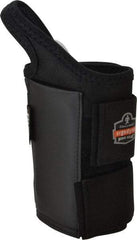 Ergodyne - Size XL, Neoprene, Left Hand Wrist Support - 2 Straps, Thumb Loop, Black - Benchmark Tooling