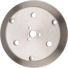 Made in USA - 6" Diam, 5/8" Hole Size, 1/16" Overall Thickness, Tool & Cutter Grinding Wheel - Medium Grade, CBN, 6,000 RPM - Benchmark Tooling