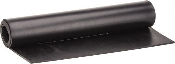 Made in USA - 24" Long, 12" Wide, 3/4" Thick, Buna-N Rubber Foam Sheet - 65 to 75 Durometer, Black, -40 to 212°F, 1,500 psi Tensile Strength, Stock Length - Benchmark Tooling