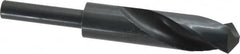 Interstate - 24mm Drill, 118° Point, High Speed Steel Silver Deming & Reduced Shank Drill Bit - Benchmark Tooling