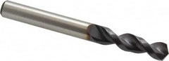 Accupro - 0.3504" 130° Parabolic Flute Cobalt Screw Machine Drill Bit - TiAlN Finish, Right Hand Cut, 1.575" Flute Length, 3.307" OAL, Split Point, Straight Shank - Benchmark Tooling