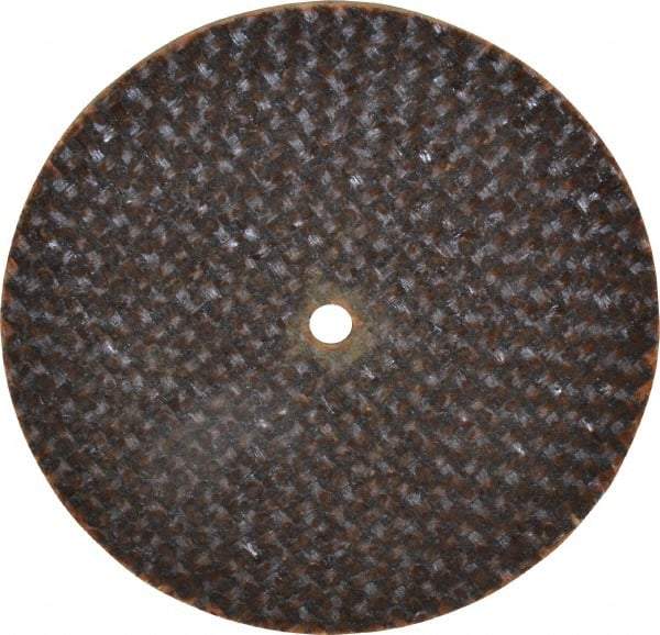 Norton - 2" 60 Grit Aluminum Oxide Cutoff Wheel - 0.06" Thick, 1/8" Arbor, 30,560 Max RPM, Use with Die Grinders - Benchmark Tooling