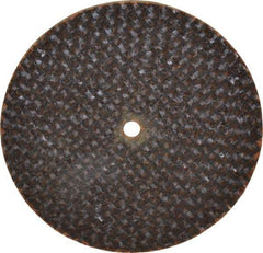 Norton - 2" 60 Grit Aluminum Oxide Cutoff Wheel - 0.06" Thick, 1/8" Arbor, 30,560 Max RPM, Use with Die Grinders - Benchmark Tooling