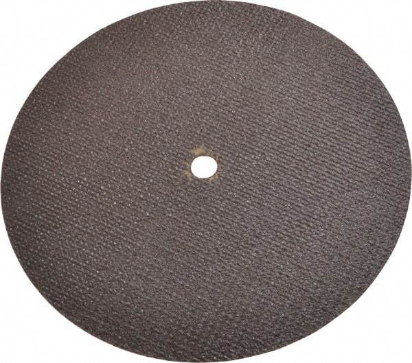 Norton - 6" 60 Grit Aluminum Oxide Cutoff Wheel - 0.035" Thick, 3/8" Arbor, 10,190 Max RPM, Use with Die Grinders - Benchmark Tooling