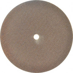Norton - 7" 60 Grit Aluminum Oxide Cutoff Wheel - 0.035" Thick, 1/2" Arbor, 8,730 Max RPM, Use with Stationary Grinders - Benchmark Tooling