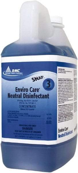 Rochester Midland Corporation - 0.5 Gal Bottle All-Purpose Cleaner - Liquid, Disinfectant, Floral - Benchmark Tooling