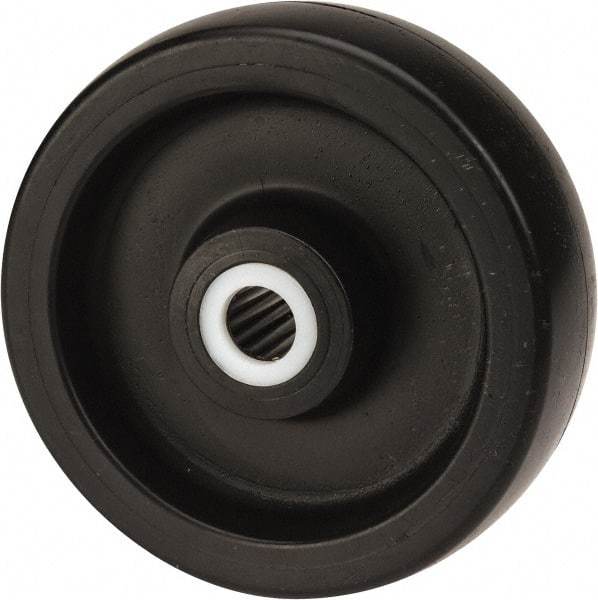 Fairbanks - 6 Inch Diameter x 2 Inch Wide, Polyolefin Caster Wheel - 1,200 Lb. Capacity, 2-3/16 Inch Hub Length, 3/4 Inch Axle Diameter, Roller Bearing - Benchmark Tooling