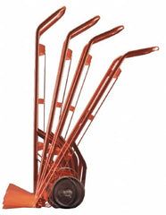 Wesco Industrial Products - 500 Lb Capacity 50" OAH Hand Truck - Swept Back Handle, Steel, Semi-Pneumatic Wheels - Benchmark Tooling